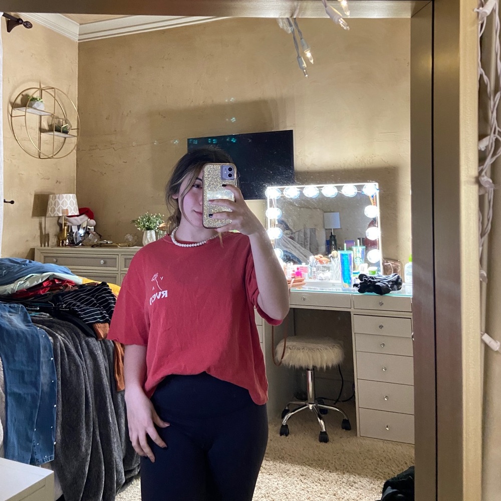 RVCA cropped tee brand new